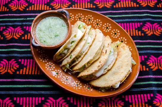 Mexican tacos "dorados"
