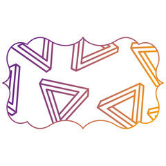 label with memphis pattern geometric texture design vector illustration blur line design