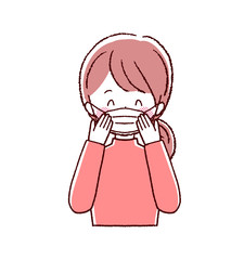 風邪予防　女性