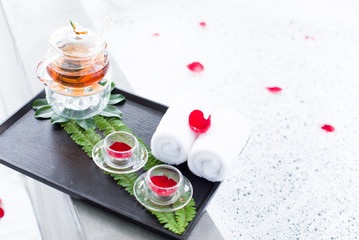 spa sets with spring bathtub