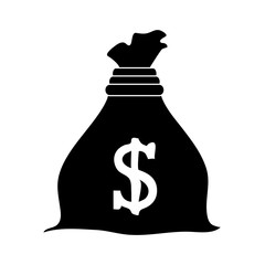 Money bag isolated icon vector illustration graphic design