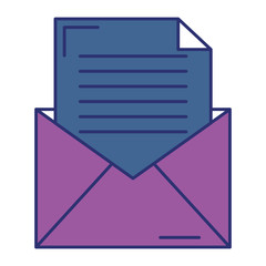 mail envelope isolated icon vector illustration design