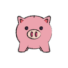 colored piggybank  vector illustration