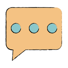 speech bubble isolated icon vector illustration design