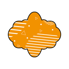 Frame with memphis style design