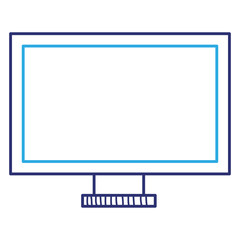 monitor computer isolated icon vector illustration design