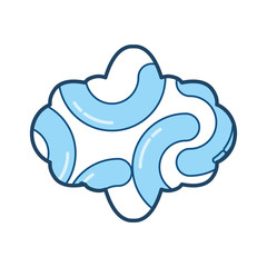 Frame with memphis style design