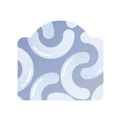 Frame with memphis style design