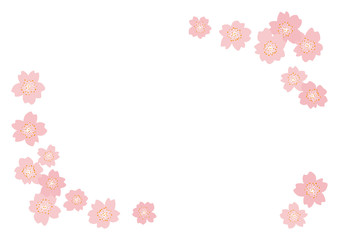 Fototapeta premium 桜 フレーム