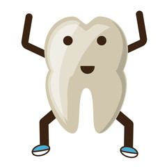 kawaii tooth icon image