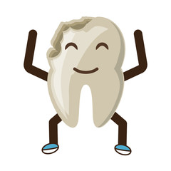 kawaii tooth icon image