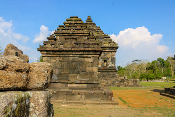 Naklejka premium Candi Ijo, Natural Tour, Green Temple Indonesia Travel