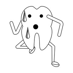kawaii tooth icon image