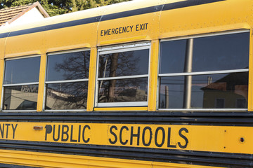 Fototapeta na wymiar american school bus