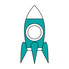 Rocket start up symbol icon vector illustration graphic design