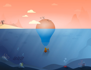 Seascape Lamp © MarcoMonticone