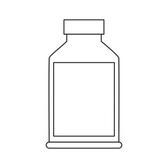 Medicine bottle symbol icon vector illustration graphic design