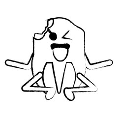 kawaii tooth icon image