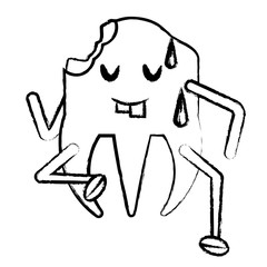 kawaii tooth icon image