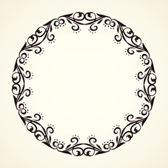 Vignette. Vector drawing