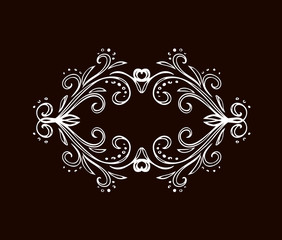 Vignette. Vector drawing