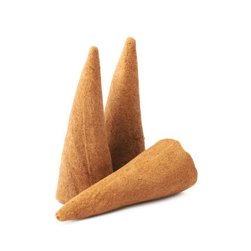 Aroma Incense Cone Isolated