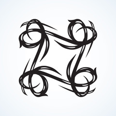 Vignette. Vector drawing