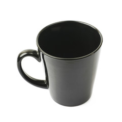 Ceramic cup isolated