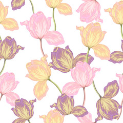 Pastel seamless pattern