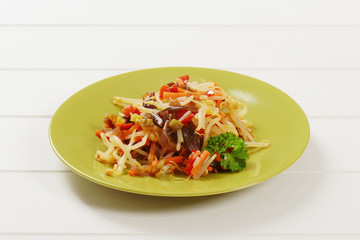 pickled bean sprout salad