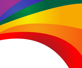 rainbow icon vector, logo illustration