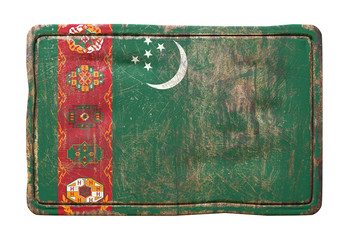 Old Turkmenistan flag