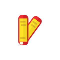 vector flat shaving, hair removal, epilation and depilation tools icon. Colored bright Wax strips . Isolated illustration on a white background.