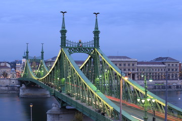 liberty bridge of Budapest, Hungary