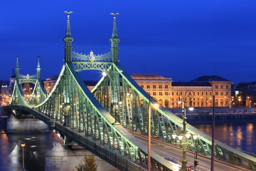 liberty bridge of Budapest, Hungary