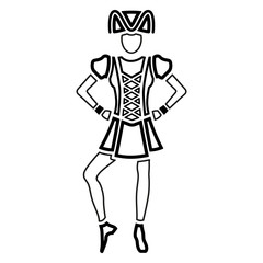 Karneval Icon - Funkenmariechen