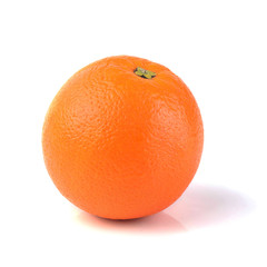 Orange fruit isolated on white