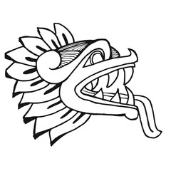 Mexican Aztec drawing Tatoo