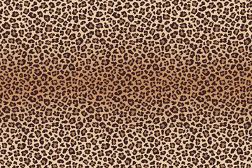Leopard texture, imitation of leopard skin - obrazy, fototapety, plakaty