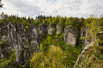 sandstone rocks - Prachovske skaly (Prachov Rocks)