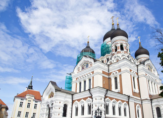 Alexander Nevsky Cathedral, Russian Orthodox Church in Toompea Hill, Tallinn, Estonia
