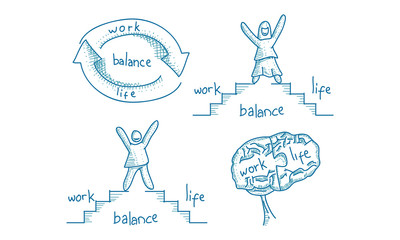 Work Life Balance Template Set