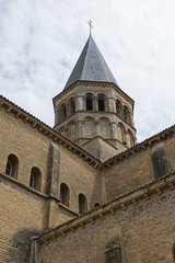 Fototapeta na wymiar Prioratskirche Sacré-Cœur, Paray-le-Monial, Burgund, Frankreich