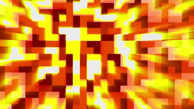 Motley mosaic assemble, green screen