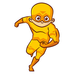 Superhero boy Cartoon character