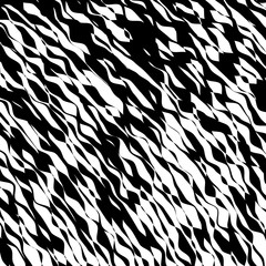 Black and White Wave Stripe Optical Abstract Background