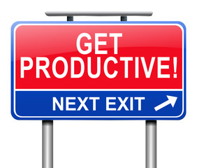 Get productive concept.