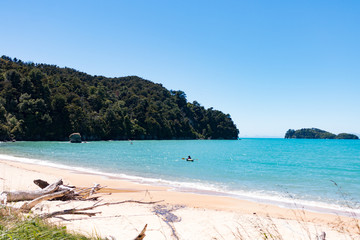 New Zealand Abel Tasman National park landscape beach