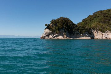 Obraz premium New Zealand Abel Tasman National park ocean landscape