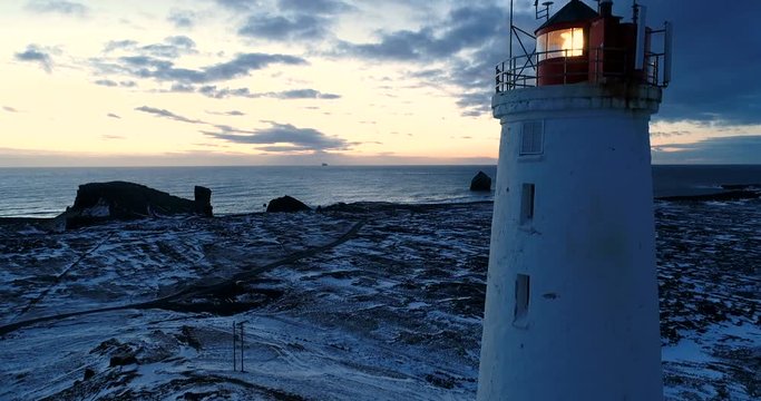 phare en vue a&eacute;rienne